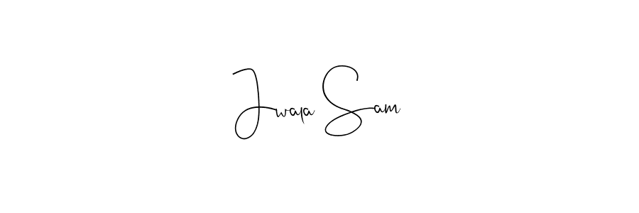 Andilay-7BmLP is a professional signature style that is perfect for those who want to add a touch of class to their signature. It is also a great choice for those who want to make their signature more unique. Get Jwala Sam name to fancy signature for free. Jwala Sam signature style 4 images and pictures png
