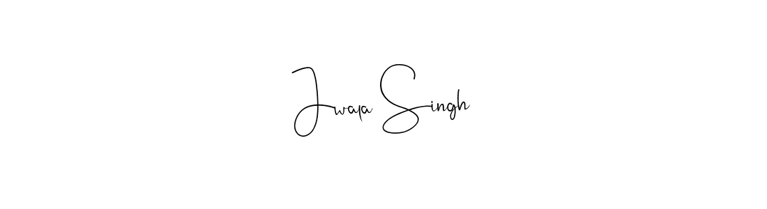 You should practise on your own different ways (Andilay-7BmLP) to write your name (Jwala Singh) in signature. don't let someone else do it for you. Jwala Singh signature style 4 images and pictures png