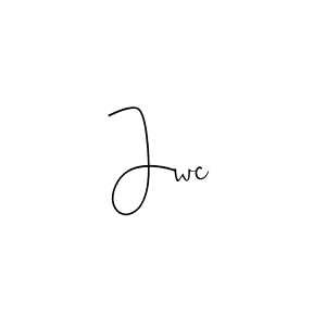 Create a beautiful signature design for name Jwc. With this signature (Andilay-7BmLP) fonts, you can make a handwritten signature for free. Jwc signature style 4 images and pictures png