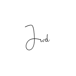 Create a beautiful signature design for name Jwd. With this signature (Andilay-7BmLP) fonts, you can make a handwritten signature for free. Jwd signature style 4 images and pictures png