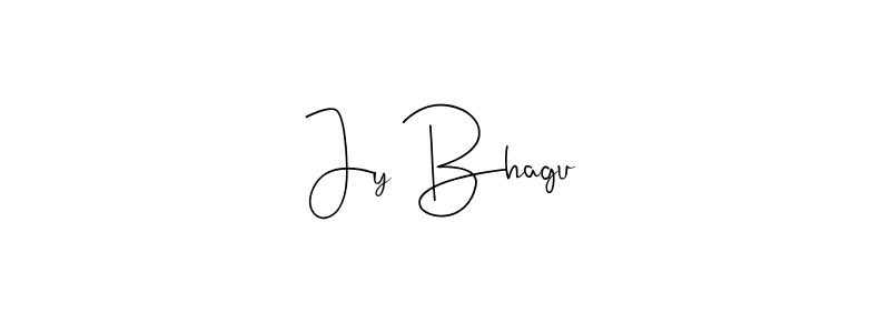 Design your own signature with our free online signature maker. With this signature software, you can create a handwritten (Andilay-7BmLP) signature for name Jy Bhagu. Jy Bhagu signature style 4 images and pictures png