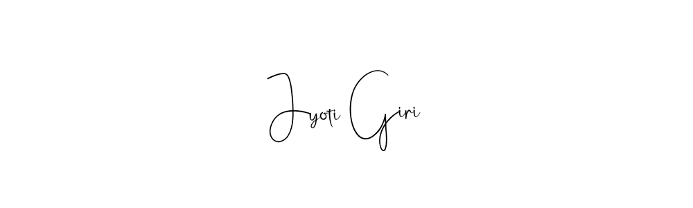 Also we have Jyoti Giri name is the best signature style. Create professional handwritten signature collection using Andilay-7BmLP autograph style. Jyoti Giri signature style 4 images and pictures png