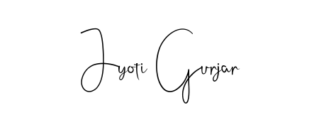 Get an exclusive digital autograph for Jyoti Gurjar. The Andilay-7BmLP typeface captures the charm of real penmanship on paper. Jyoti Gurjar signature style 4 images and pictures png
