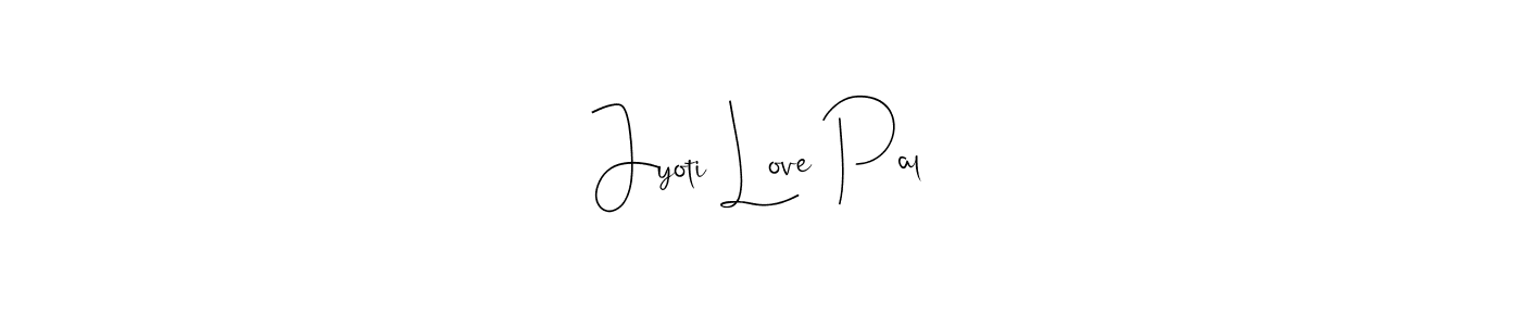 Make a beautiful signature design for name Jyoti Love Pal. Use this online signature maker to create a handwritten signature for free. Jyoti Love Pal signature style 4 images and pictures png