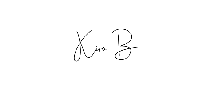 Make a beautiful signature design for name Kíra B. With this signature (Andilay-7BmLP) style, you can create a handwritten signature for free. Kíra B signature style 4 images and pictures png