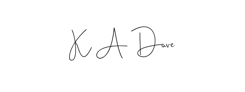 Best and Professional Signature Style for K A Dave. Andilay-7BmLP Best Signature Style Collection. K A Dave signature style 4 images and pictures png