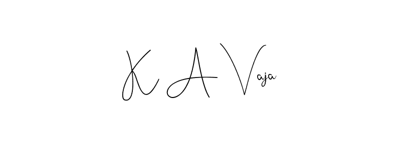 How to Draw K A Vaja signature style? Andilay-7BmLP is a latest design signature styles for name K A Vaja. K A Vaja signature style 4 images and pictures png