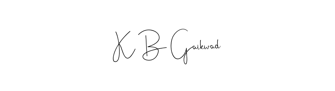 This is the best signature style for the K B Gaikwad name. Also you like these signature font (Andilay-7BmLP). Mix name signature. K B Gaikwad signature style 4 images and pictures png