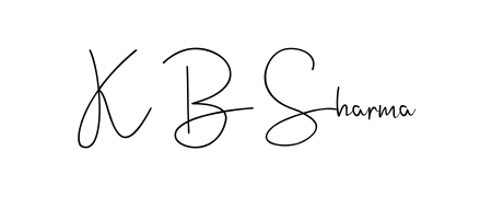Download transparent PNG signature for name K B Sharma styled with Andilay-7BmLP font. Ready to paste directly into PDF and Word agreements. K B Sharma signature style 4 images and pictures png