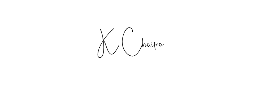 Also You can easily find your signature by using the search form. We will create K Chaitra name handwritten signature images for you free of cost using Andilay-7BmLP sign style. K Chaitra signature style 4 images and pictures png