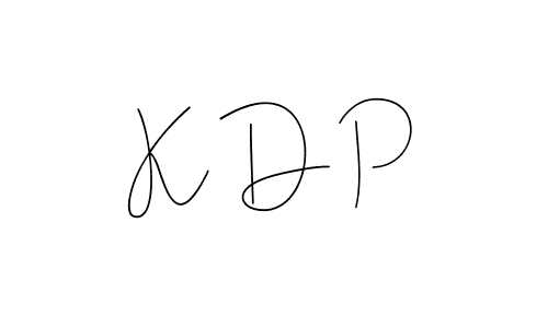 Best and Professional Signature Style for K D P. Andilay-7BmLP Best Signature Style Collection. K D P signature style 4 images and pictures png