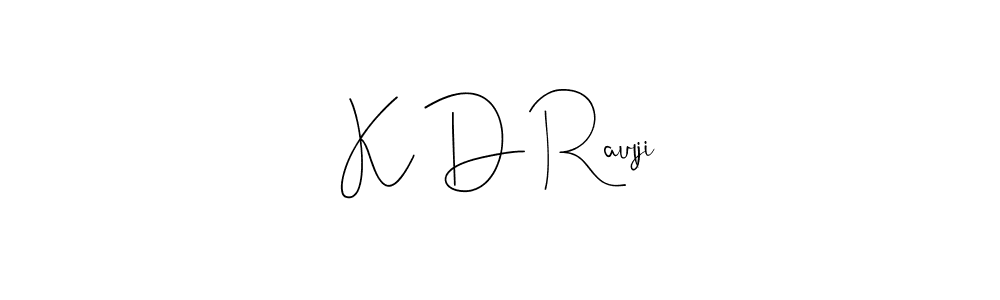 How to Draw K D Raulji signature style? Andilay-7BmLP is a latest design signature styles for name K D Raulji. K D Raulji signature style 4 images and pictures png