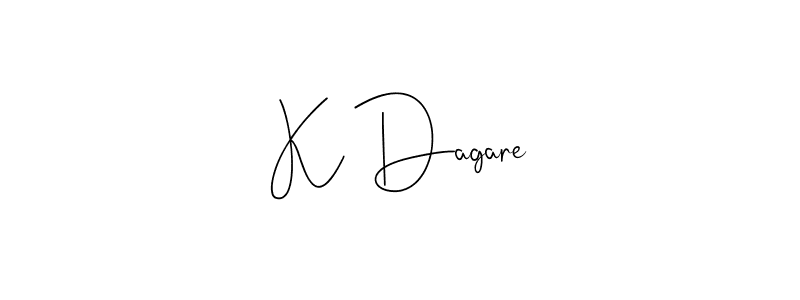 Make a short K Dagare signature style. Manage your documents anywhere anytime using Andilay-7BmLP. Create and add eSignatures, submit forms, share and send files easily. K Dagare signature style 4 images and pictures png