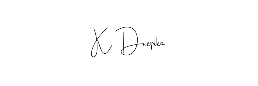 Similarly Andilay-7BmLP is the best handwritten signature design. Signature creator online .You can use it as an online autograph creator for name K Deepika. K Deepika signature style 4 images and pictures png