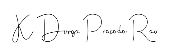 Make your name K Durga Prasada Rao memorable on every contract using Andilay-7BmLP autograph style. Instant transparent background export available. K Durga Prasada Rao signature style 4 images and pictures png