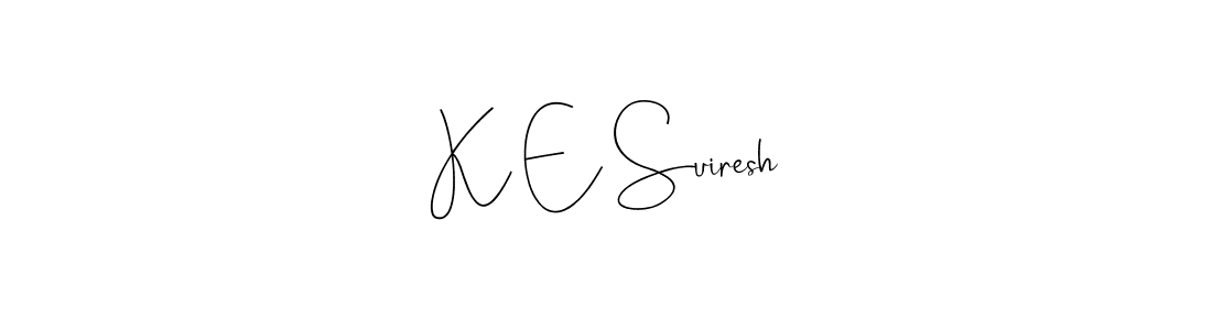 Make a short K E Suiresh signature style. Manage your documents anywhere anytime using Andilay-7BmLP. Create and add eSignatures, submit forms, share and send files easily. K E Suiresh signature style 4 images and pictures png