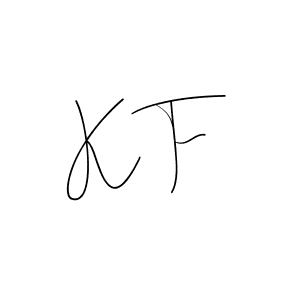 How to Draw K F signature style? Andilay-7BmLP is a latest design signature styles for name K F. K F signature style 4 images and pictures png