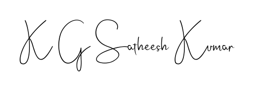 Elevate your brand with a stunning K G Satheesh Kumar eSignature. The Andilay-7BmLP style provides a balanced, flowing aesthetic for everyday signing. K G Satheesh Kumar signature style 4 images and pictures png
