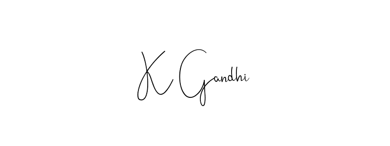 Make a short K Gandhi signature style. Manage your documents anywhere anytime using Andilay-7BmLP. Create and add eSignatures, submit forms, share and send files easily. K Gandhi signature style 4 images and pictures png