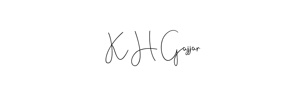 Make a short K H Gajjar signature style. Manage your documents anywhere anytime using Andilay-7BmLP. Create and add eSignatures, submit forms, share and send files easily. K H Gajjar signature style 4 images and pictures png
