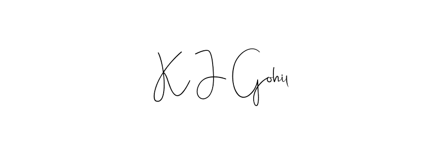 How to Draw K J Gohil signature style? Andilay-7BmLP is a latest design signature styles for name K J Gohil. K J Gohil signature style 4 images and pictures png