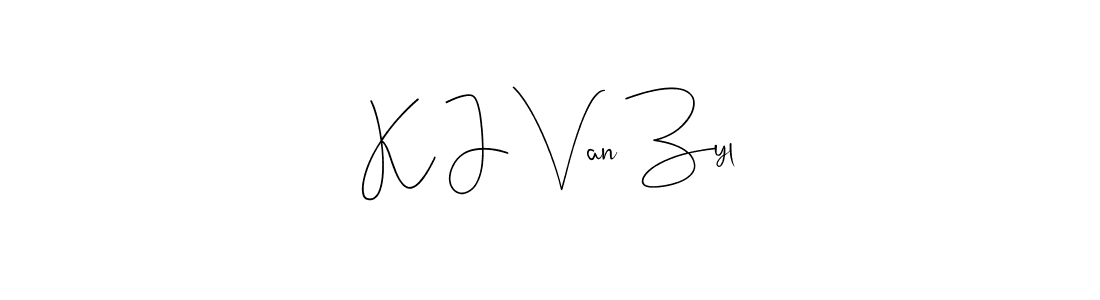 Make a short K J Van Zyl signature style. Manage your documents anywhere anytime using Andilay-7BmLP. Create and add eSignatures, submit forms, share and send files easily. K J Van Zyl signature style 4 images and pictures png