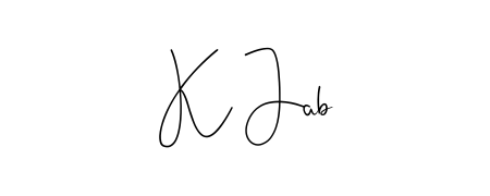 This is the best signature style for the K Jab name. Also you like these signature font (Andilay-7BmLP). Mix name signature. K Jab signature style 4 images and pictures png