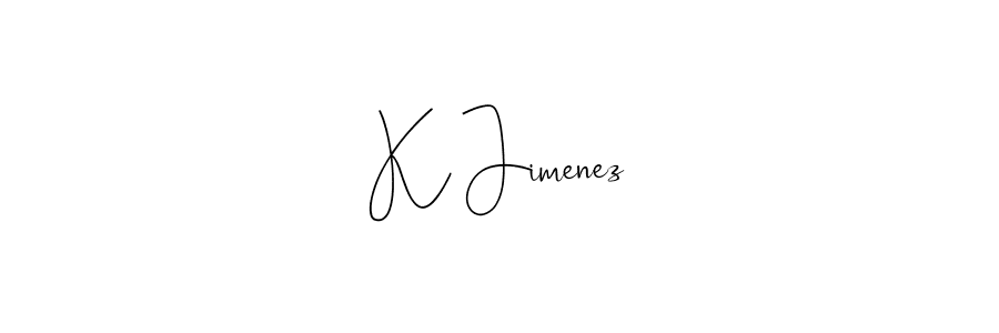 Here are the top 10 professional signature styles for the name K Jimenez. These are the best autograph styles you can use for your name. K Jimenez signature style 4 images and pictures png