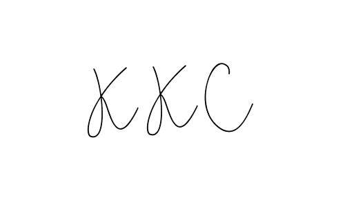 K K C stylish signature style. Best Handwritten Sign (Andilay-7BmLP) for my name. Handwritten Signature Collection Ideas for my name K K C. K K C signature style 4 images and pictures png
