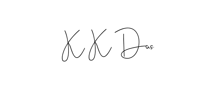 Create a beautiful signature design for name K K Das. With this signature (Andilay-7BmLP) fonts, you can make a handwritten signature for free. K K Das signature style 4 images and pictures png