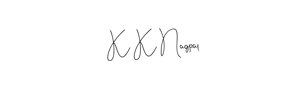 Create a beautiful signature design for name K K Nagpal. With this signature (Andilay-7BmLP) fonts, you can make a handwritten signature for free. K K Nagpal signature style 4 images and pictures png