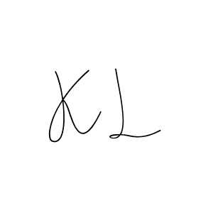 K L stylish signature style. Best Handwritten Sign (Andilay-7BmLP) for my name. Handwritten Signature Collection Ideas for my name K L. K L signature style 4 images and pictures png