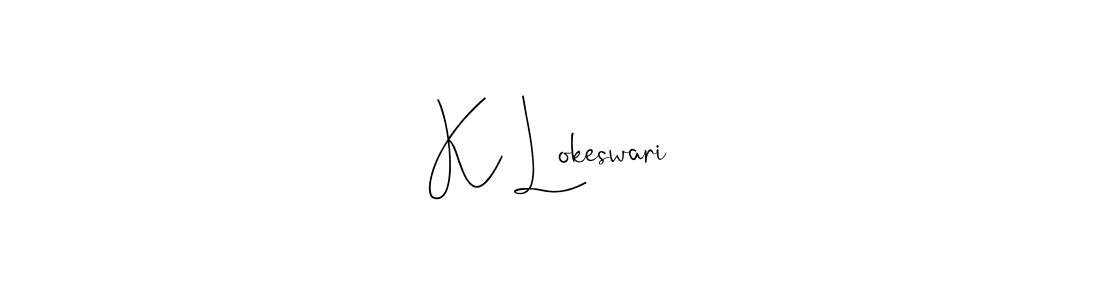 You can use this online signature creator to create a handwritten signature for the name K Lokeswari. This is the best online autograph maker. K Lokeswari signature style 4 images and pictures png