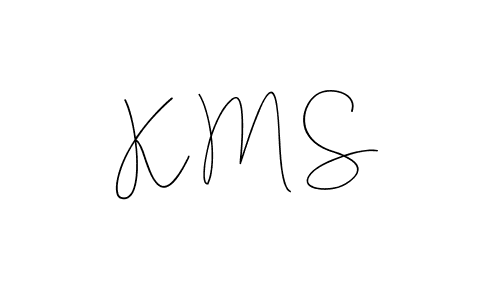 Create a beautiful signature design for name K M S. With this signature (Andilay-7BmLP) fonts, you can make a handwritten signature for free. K M S signature style 4 images and pictures png