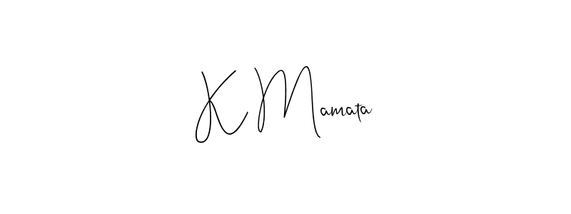 Make a beautiful signature design for name K Mamata. Use this online signature maker to create a handwritten signature for free. K Mamata signature style 4 images and pictures png