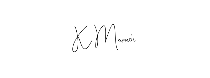 Similarly Andilay-7BmLP is the best handwritten signature design. Signature creator online .You can use it as an online autograph creator for name K Marndi. K Marndi signature style 4 images and pictures png