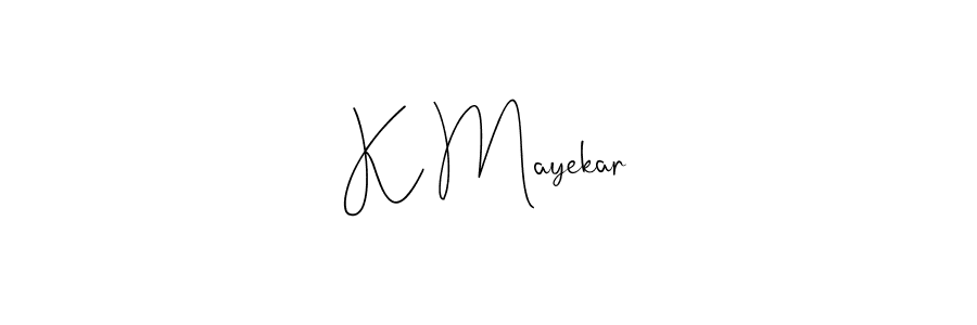 See photos of K Mayekar official signature by Spectra . Check more albums & portfolios. Read reviews & check more about Andilay-7BmLP font. K Mayekar signature style 4 images and pictures png