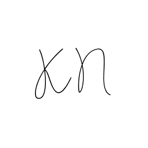It looks lik you need a new signature style for name K N. Design unique handwritten (Andilay-7BmLP) signature with our free signature maker in just a few clicks. K N signature style 4 images and pictures png