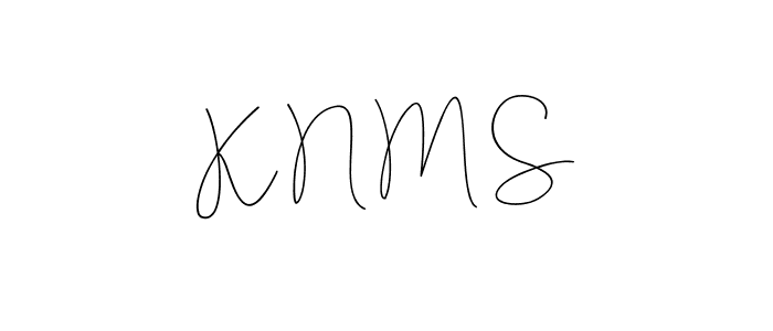 Best and Professional Signature Style for K N M S. Andilay-7BmLP Best Signature Style Collection. K N M S signature style 4 images and pictures png