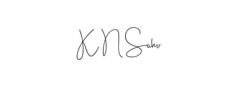 Use a signature maker to create a handwritten signature online. With this signature software, you can design (Andilay-7BmLP) your own signature for name K N Sahu. K N Sahu signature style 4 images and pictures png