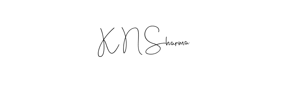 How to Draw K N Sharma signature style? Andilay-7BmLP is a latest design signature styles for name K N Sharma. K N Sharma signature style 4 images and pictures png