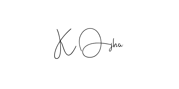 Also You can easily find your signature by using the search form. We will create K Ojha name handwritten signature images for you free of cost using Andilay-7BmLP sign style. K Ojha signature style 4 images and pictures png