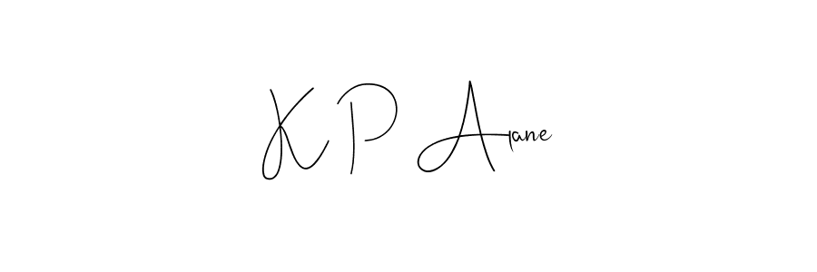 Best and Professional Signature Style for K P Alane. Andilay-7BmLP Best Signature Style Collection. K P Alane signature style 4 images and pictures png