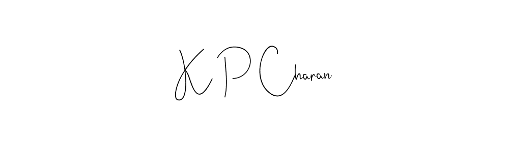 Also we have K P Charan name is the best signature style. Create professional handwritten signature collection using Andilay-7BmLP autograph style. K P Charan signature style 4 images and pictures png