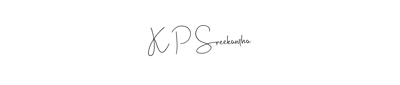 How to Draw K P Sreekantha signature style? Andilay-7BmLP is a latest design signature styles for name K P Sreekantha. K P Sreekantha signature style 4 images and pictures png