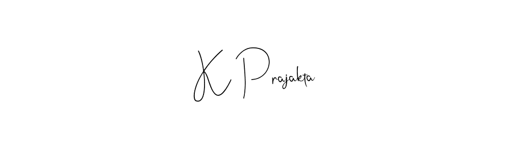 How to Draw K Prajakta signature style? Andilay-7BmLP is a latest design signature styles for name K Prajakta. K Prajakta signature style 4 images and pictures png