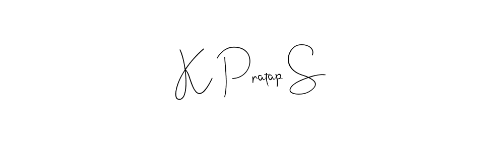 Use a signature maker to create a handwritten signature online. With this signature software, you can design (Andilay-7BmLP) your own signature for name K Pratap S. K Pratap S signature style 4 images and pictures png