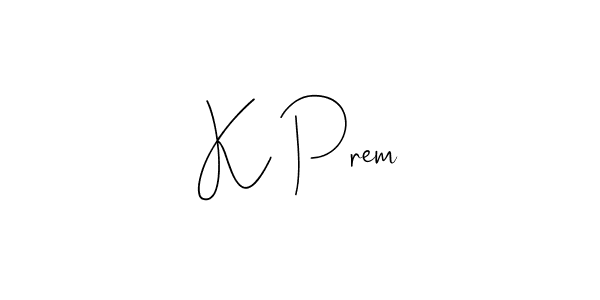 Best and Professional Signature Style for K Prem. Andilay-7BmLP Best Signature Style Collection. K Prem signature style 4 images and pictures png