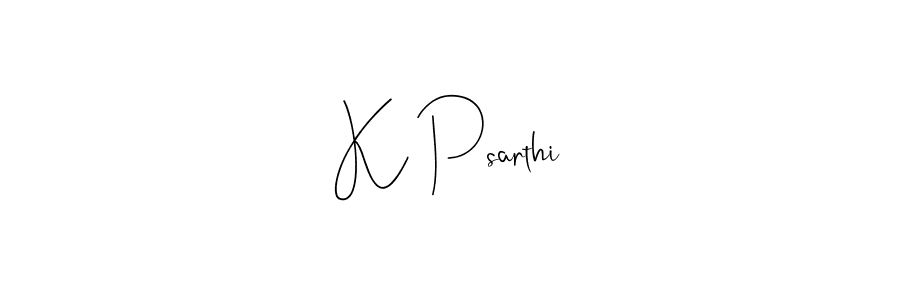 Once you've used our free online signature maker to create your best signature Andilay-7BmLP style, it's time to enjoy all of the benefits that K Psarthi name signing documents. K Psarthi signature style 4 images and pictures png