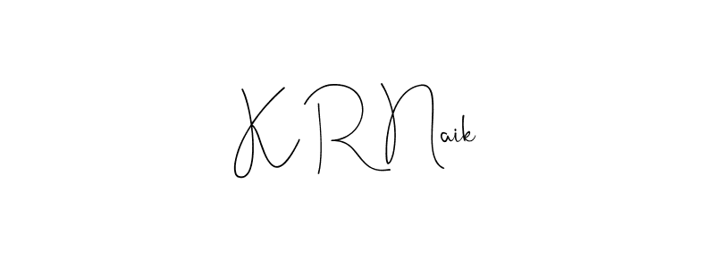 Similarly Andilay-7BmLP is the best handwritten signature design. Signature creator online .You can use it as an online autograph creator for name K R Naik. K R Naik signature style 4 images and pictures png